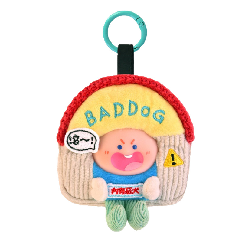 Capelon plush θήκη ακουστικών και πορτοφόλι για κέρματα – κοντή βελούδινη γούνα, γέμισμα PP βάμβακι