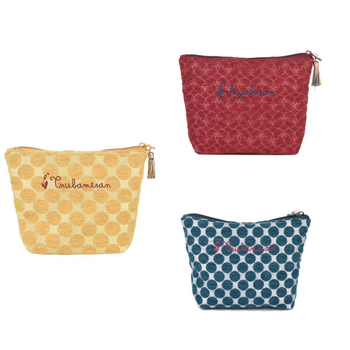 Portofel Kusuguru Chenille Jacquard pentru monede, unisex, model animale, stil proaspăt și dulce, fără căptușeală, toamnă 2025