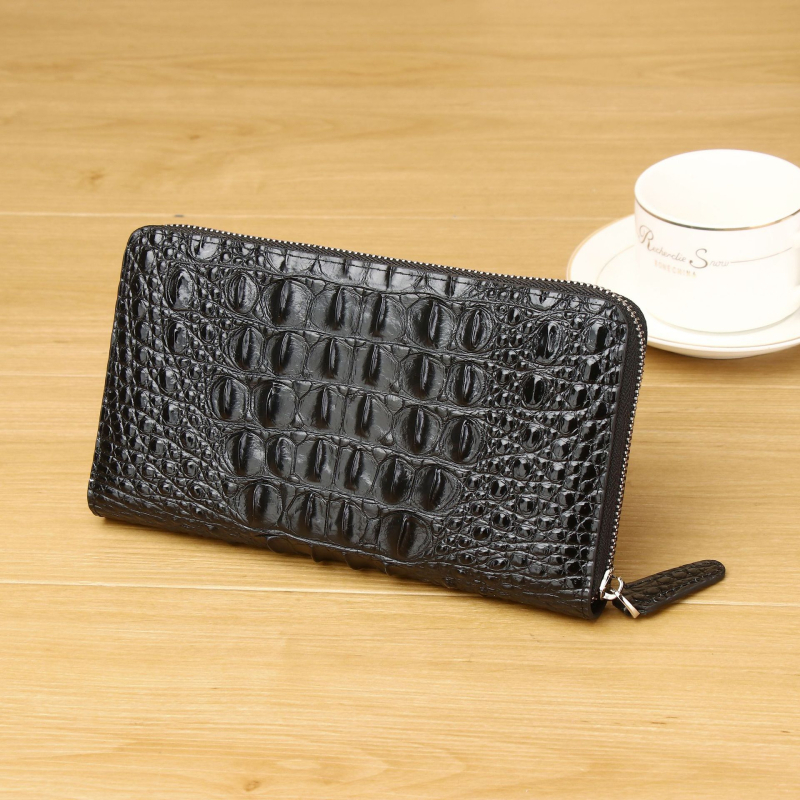 Muški clutch s uzorkom krokodila, silikon materijal, otporan na habanje, model 6287