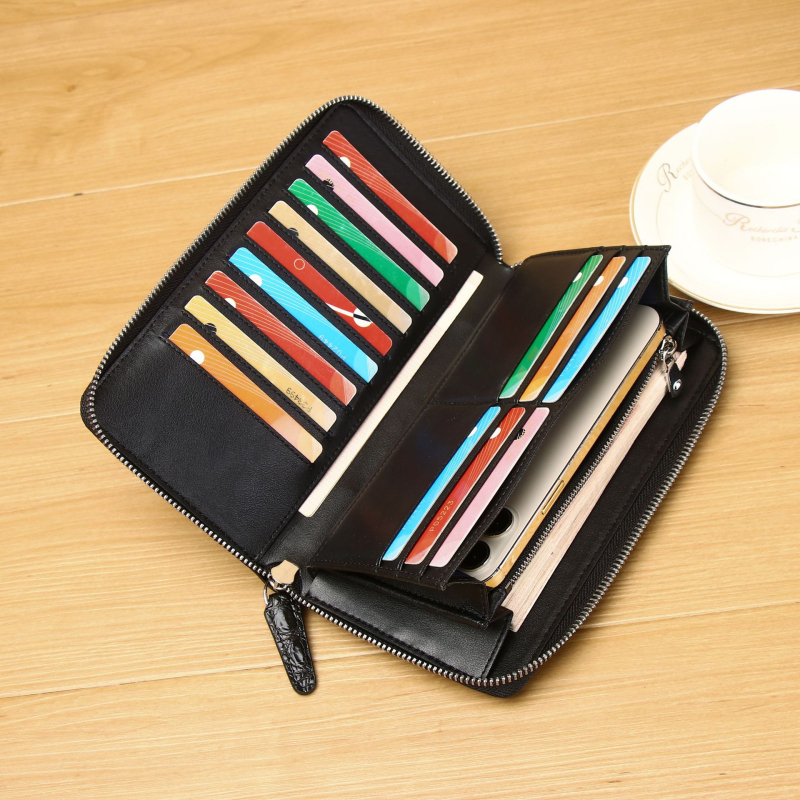 Muški clutch s uzorkom krokodila, silikon materijal, otporan na habanje, model 6287