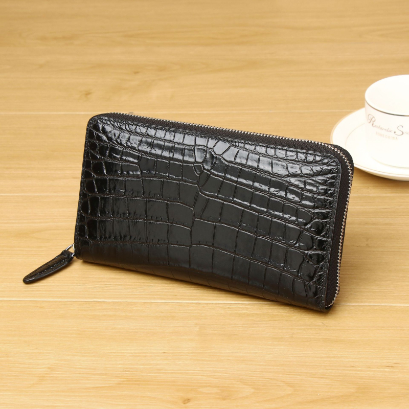 Muški clutch s uzorkom krokodila, silikon materijal, otporan na habanje, model 6287