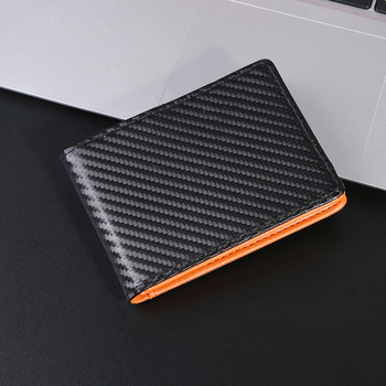 Portofel pentru carduri, stil business elit, dungi, exterior PVC, căptușeală PU, respirabil, antibacterian