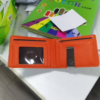 Portofel pentru carduri, stil business elit, dungi, exterior PVC, căptușeală PU, respirabil, antibacterian