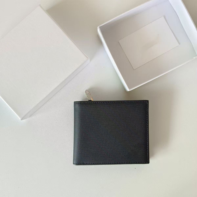 Unisex PU bifold novčanik s geometrijskim uzorkom, vodootporna unutarnja podstava od sintetičke kože