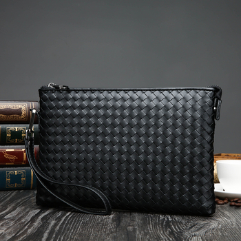 Muška clutch torba od mikrovlaknaste sintetičke kože, horizontalan kvadratni oblik, zatvaranje na zip, zaštita od krađe, unutarnji džepovi: džep sa zatvaračem, džep za mobitel, džep za ID