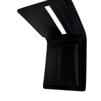 Portofel pentru bărbați - PU material, model geometric, stil de călătorie, fără căptușeală, primăvara 2025