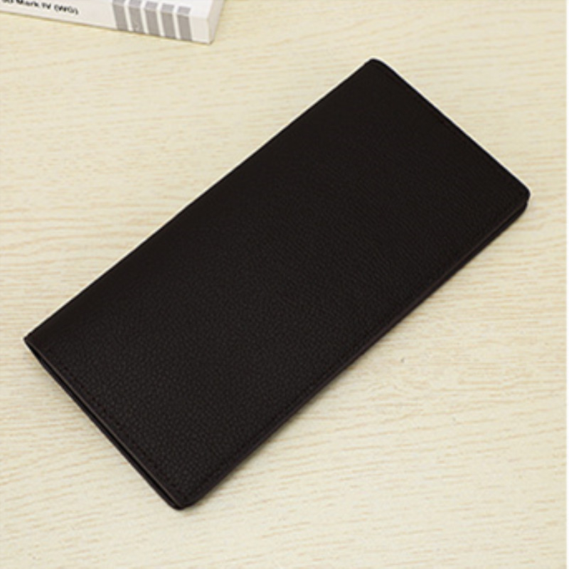 Muški dugi novčanik, sintetička koža, jednobojni dizajn, baršunasta podstava, zaštita od krađe