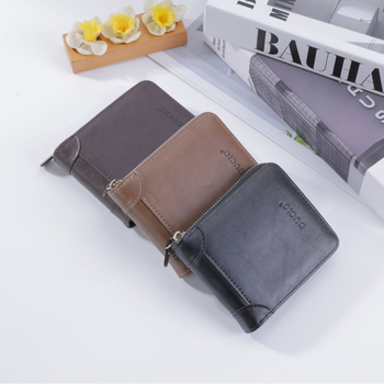 Pánska krátka peňaženka z PU kože s viacerými priehradkami na karty a mincovníkom, mestský jednoduchý štýl