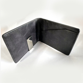 Мъжки портфейл PU, с клип за банкноти, PU подплата, за ежедневна употреба