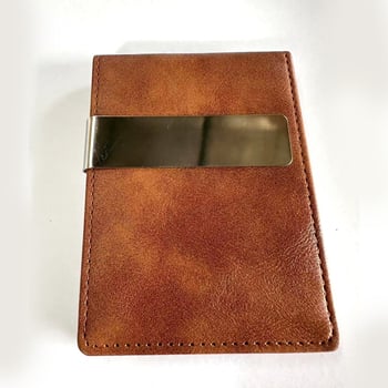 Мъжки портфейл PU, с клип за банкноти, PU подплата, за ежедневна употреба