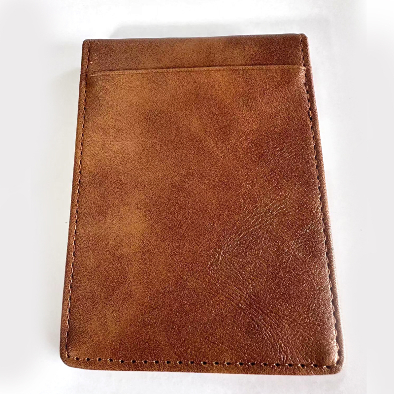 Мъжки портфейл PU, с клип за банкноти, PU подплата, за ежедневна употреба