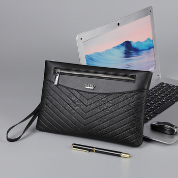 Muški clutch | gradska jednostavnost, PU, izuzetno lagan, Cicero Leather, podstava od poliestera