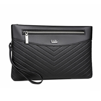 Muški clutch | gradska jednostavnost, PU, izuzetno lagan, Cicero Leather, podstava od poliestera