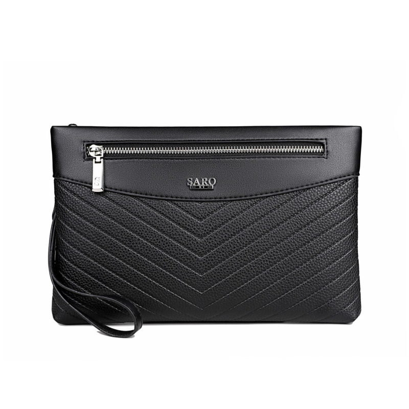 Muški clutch | gradska jednostavnost, PU, izuzetno lagan, Cicero Leather, podstava od poliestera