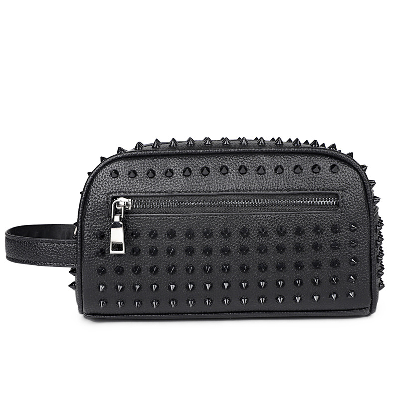 Muška PU clutch torbica, ulični stil, podstava od poliester, marka Lian yun