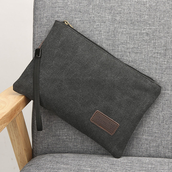 Zeyang vászon férfi kézitáska - nagy kapacitású, bélés vászon, üzleti út céljára