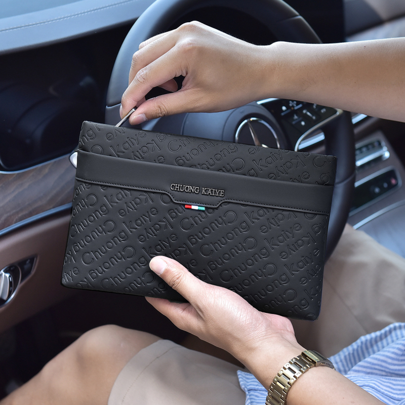 Muška clutch torba PVC | stil za poslovna putovanja | ultra lagana, otporna na habanje, pogodna za pohranu | ChuongKaiye