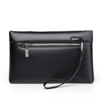 Muška PU clutch torba, vodootporna, karirani uzorak, poliester podstava, brend Nine thousand cats