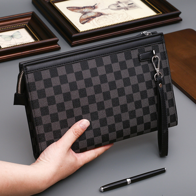 Muška clutch torba Dibolo, ulični stil, PVC, geometrijski uzorak