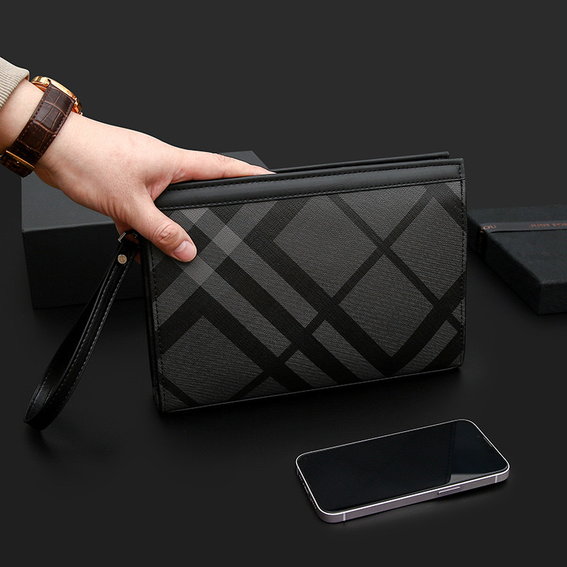 Muška clutch torba Dibolo, ulični stil, PVC, geometrijski uzorak