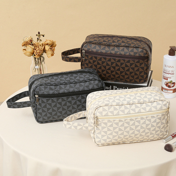 Scenery Muška clutch torba, umjetna koža, dijamantni uzorak, za rekreacijsko putovanje