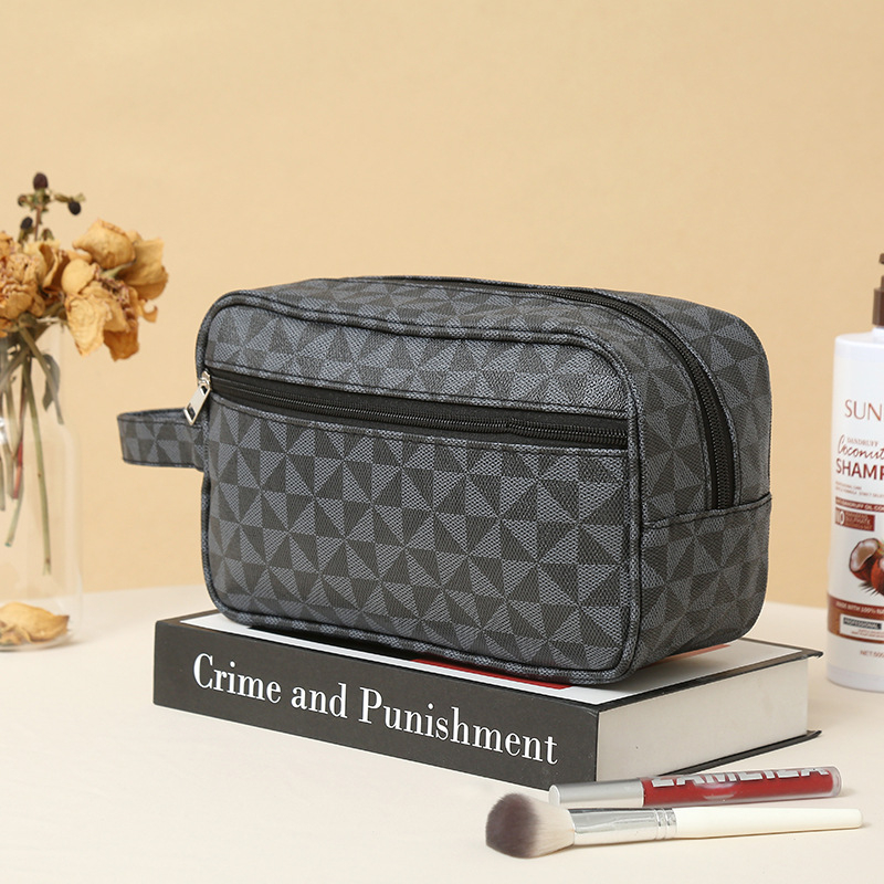 Scenery Muška clutch torba, umjetna koža, dijamantni uzorak, za rekreacijsko putovanje