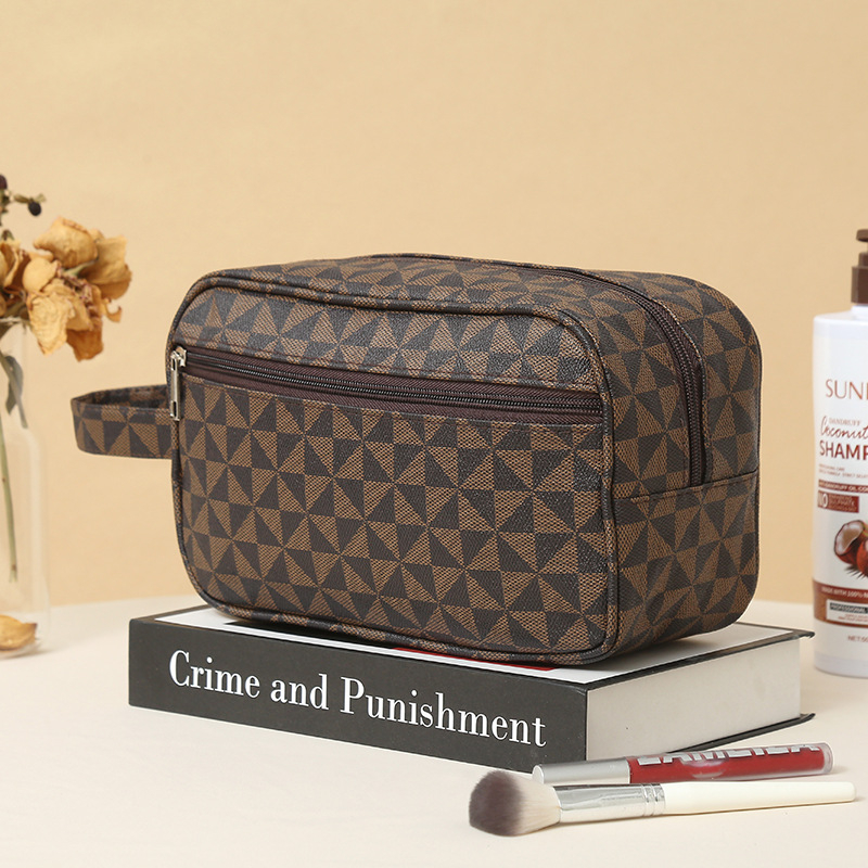 Scenery Muška clutch torba, umjetna koža, dijamantni uzorak, za rekreacijsko putovanje