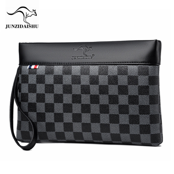 Muška clutch torba – PU koža, street trend stil, otporna na habanje, jednobojna podstava od poliester