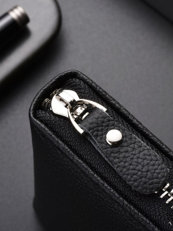 Θήκη καρτών RFID με Αντι-κλοπή, PU Υλικό, Ακορντεόν Διάταξη, Μοτίο Λίτσι, Sabri, Unisex