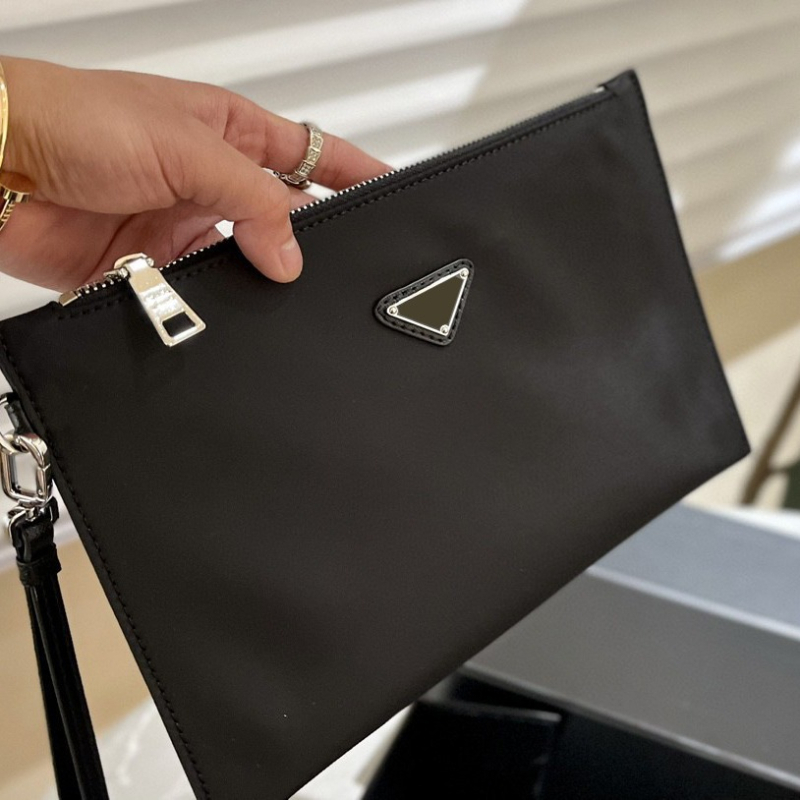 Pánska nylonová clutch taška s polyesterovou podšívkou pre obchodné cestovanie