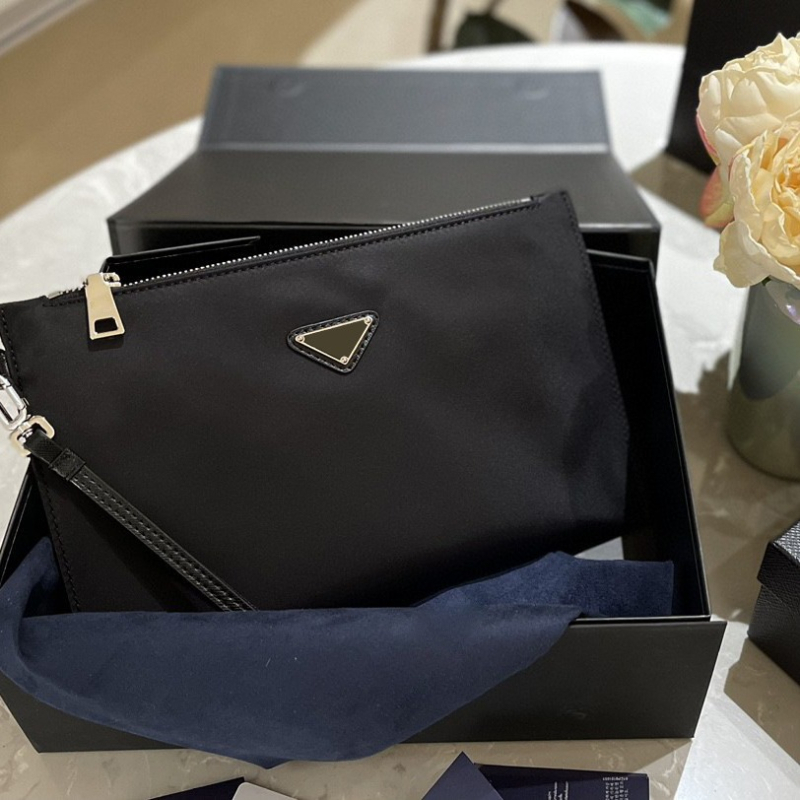 Pánska nylonová clutch taška s polyesterovou podšívkou pre obchodné cestovanie