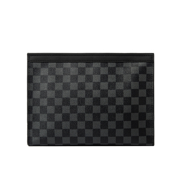 Muška clutch torba, karirani uzorak, najlonska podstava, vodootporna, za svakodnevnu upotrebu