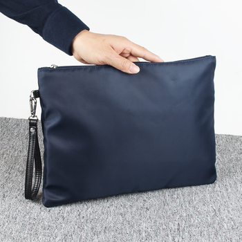 Muška clutch torba od najlona Oxford za poslovna putovanja, klasičan dizajn, unutarnji džep sa zipom i podstava od poliester-pamuka
