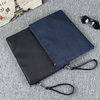 Muška clutch torba od najlona Oxford za poslovna putovanja, klasičan dizajn, unutarnji džep sa zipom i podstava od poliester-pamuka