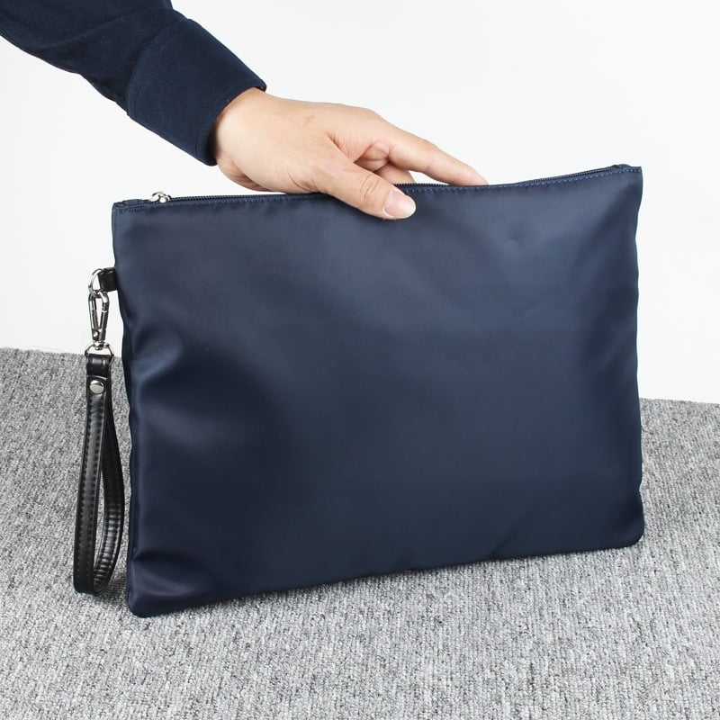Muška clutch torba od najlona Oxford za poslovna putovanja, klasičan dizajn, unutarnji džep sa zipom i podstava od poliester-pamuka