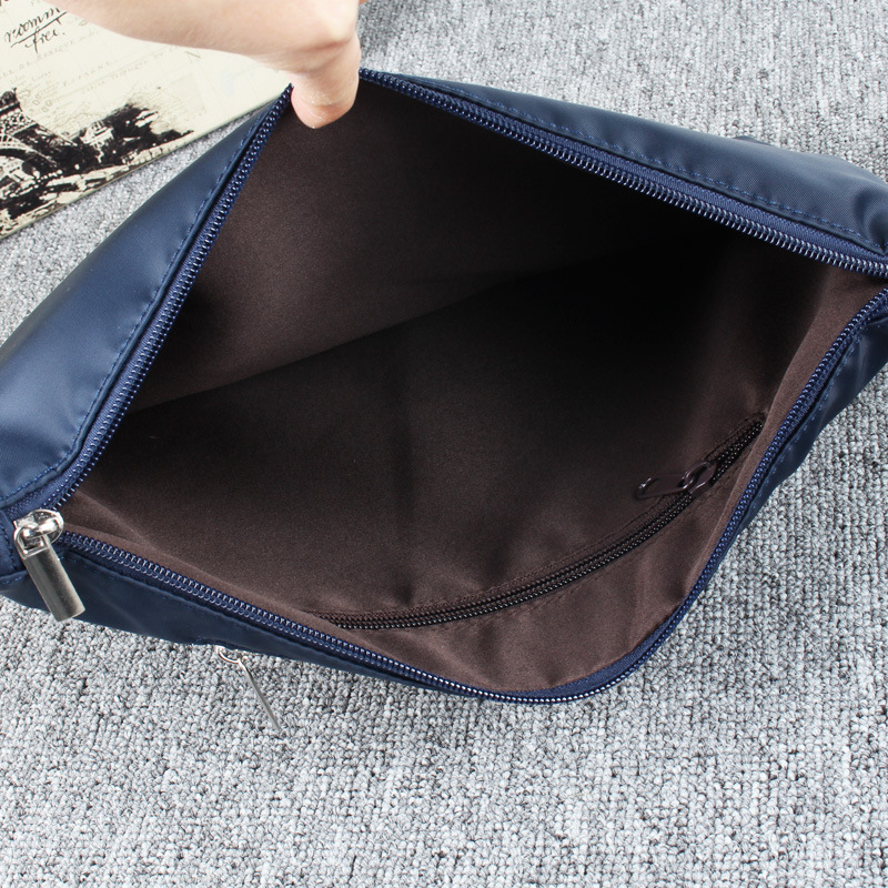Muška clutch torba od najlona Oxford za poslovna putovanja, klasičan dizajn, unutarnji džep sa zipom i podstava od poliester-pamuka