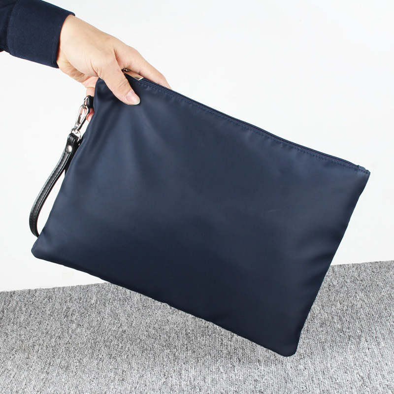 Muška clutch torba od najlona Oxford za poslovna putovanja, klasičan dizajn, unutarnji džep sa zipom i podstava od poliester-pamuka