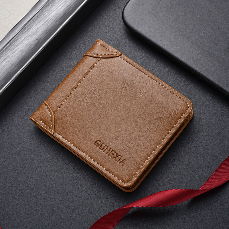 Portofel bărbătesc din PU, toate într-unul pentru permis și carduri, multifuncțional, rezistent la apă, extensibil, Moonlight Moria