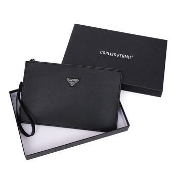 Vyriska clutch rankinė iš Oxford audinio, poliesterio pamušalas, 2025 m. pavasaris, verslo kelionėms