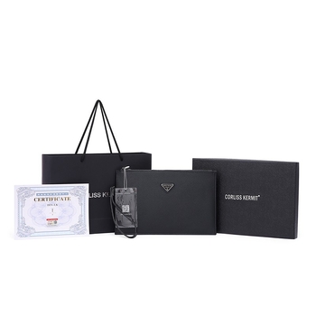 Vyriska clutch rankinė iš Oxford audinio, poliesterio pamušalas, 2025 m. pavasaris, verslo kelionėms