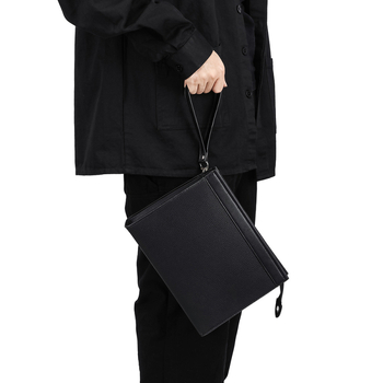 Vyrų PU clutch krepšys – verslo kelionės stilius, poliesterio vidus