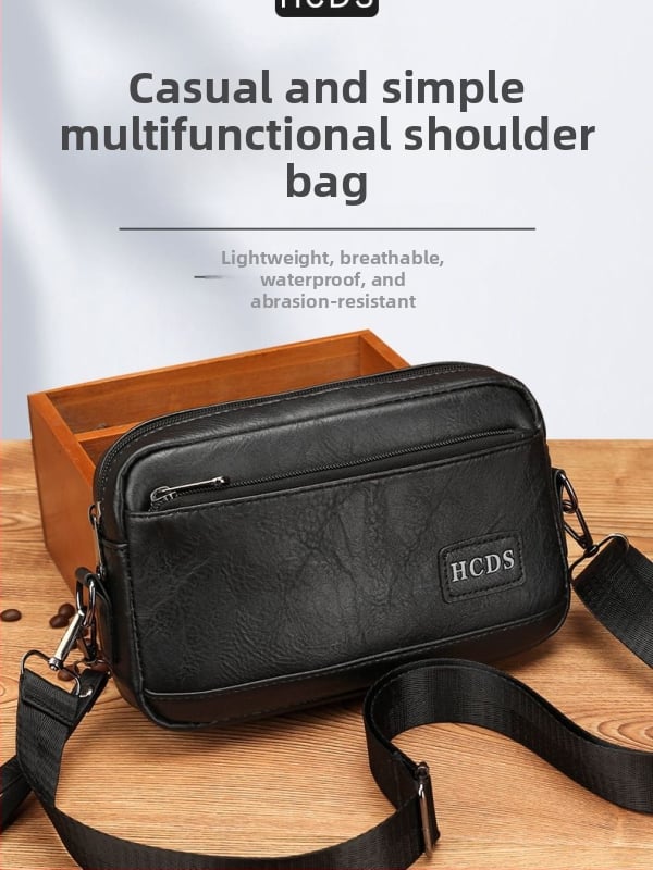 Vyrų PU trijų vieno delninė su pečių/kryžiniu diržu, raidžių raštas, kvėpuojanti, atspari vandeniui