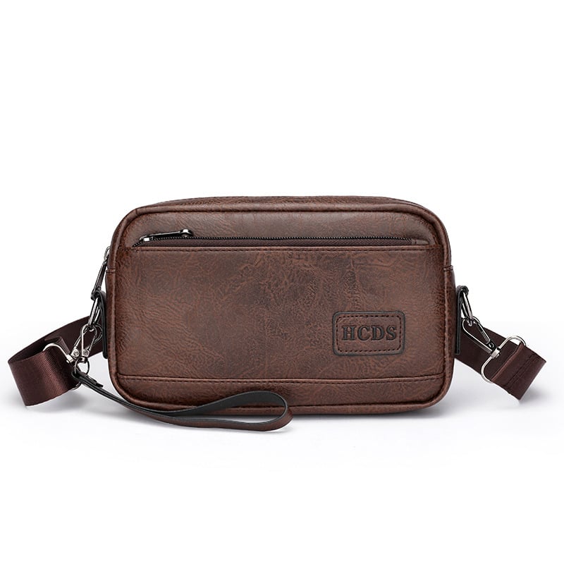 Vyrų PU trijų vieno delninė su pečių/kryžiniu diržu, raidžių raštas, kvėpuojanti, atspari vandeniui