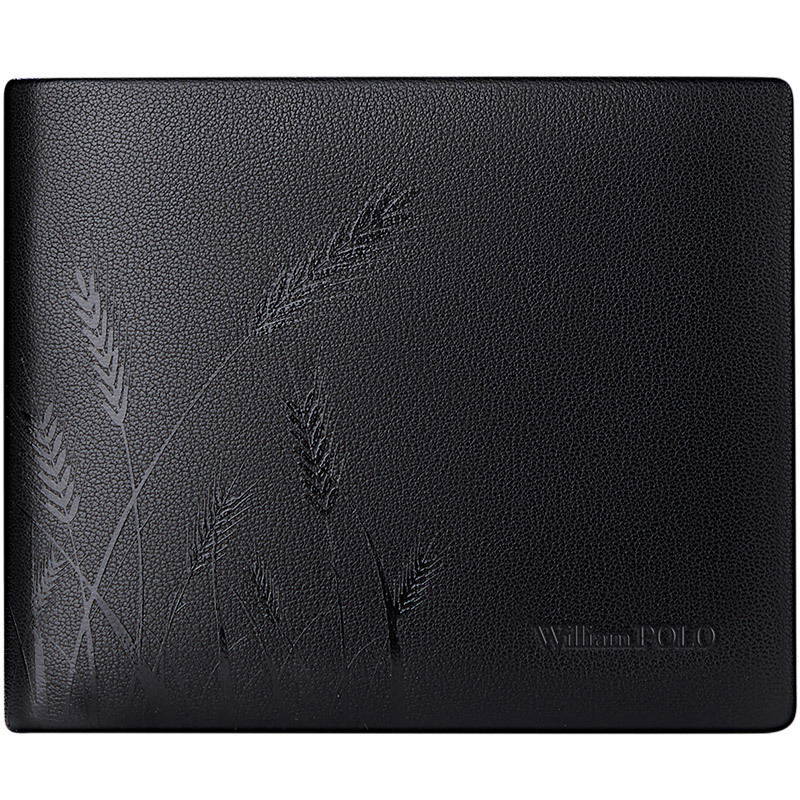 Ανδρικό πορτοφόλι από γνήσιο δέρμα – μικρό στυλ, πρώτο στρώμα βοδινού δέρματος, δύο πτυχώσεις, αντι-κλοπή, επένδυση πολυεστέρα (Γνήσιο δέρμα; Πρώτο στρώμα βοδινού δέρματος; Δύο πτυχώσεις; Πολυεστέρα επένδυση; Αντι-κλοπή)