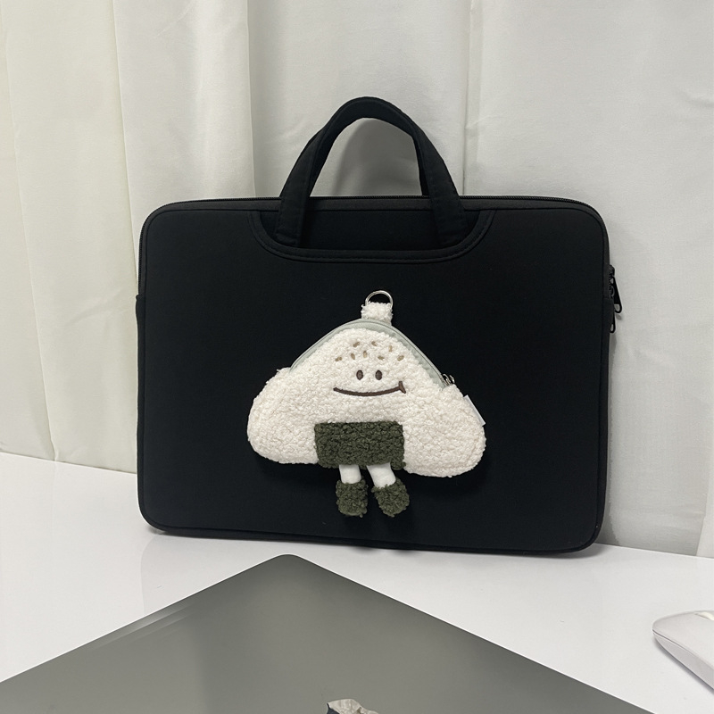 Sieviešu klēpjdatora soma, poliesters, jauniešu augstskolas stils, rīsu bumbiņu raksts, zīmols Zhi ge