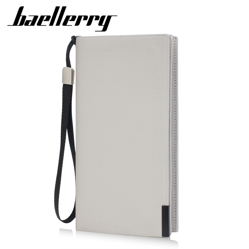 Baellerry muški dugi novčanik, PU materijal, ručna narukvica, velika kapaciteta, podstava od poliestera, zaštita od krađe