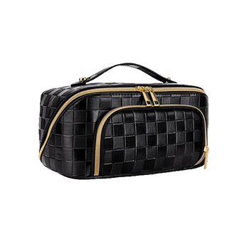 Geantă de toaletă în formă de pernă, PU material, dublu strat, capacitate mare, impermeabilă, separare uscat-umed (PU; dublu strat; capacitate mare; impermeabilă; separare uscat-umed)