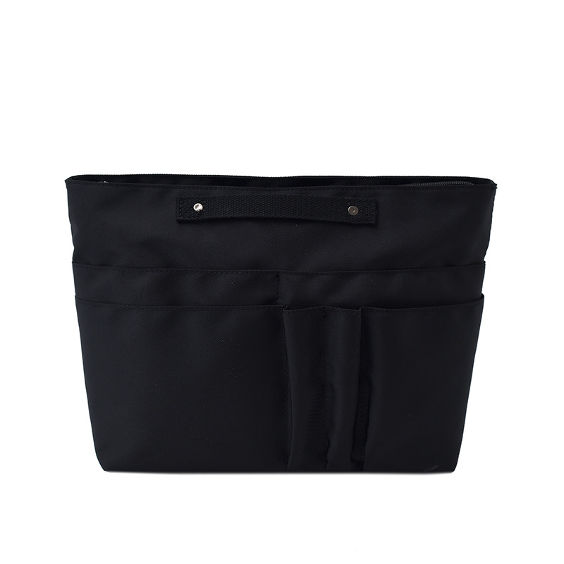 Najlonska kozmetička torbica s velikim kapacitetom i odjeljkom za suho/mokro, unisex, minimalistički dizajn, podstava: poliester-pamučna