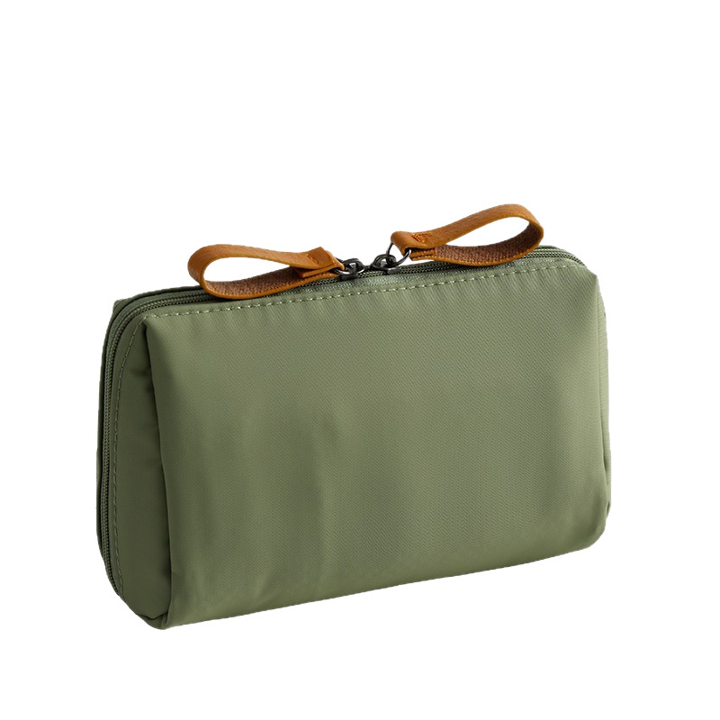 Τσαντάκι καλλυντικών ταξιδιού, κορεατικού στυλ, φορητό, πολυεστερικό, unisex, φερμουάρ, επενδεδυμένο εσωτερικό, για οικιακή αποθήκευση