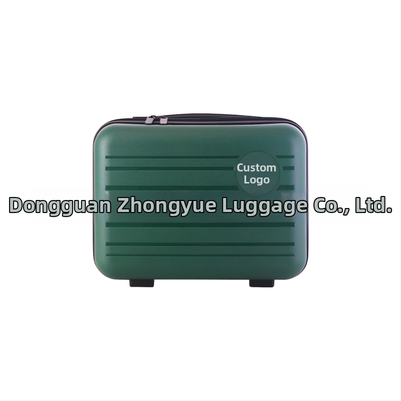 Ceļojumu kosmētikas soma no ABS materiāla, ūdensizturīga, rāvējslēdzējs, vienvirziena ratiem, parasta paroles slēdzene